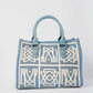 Embroidered Elegant Crochet Handbag