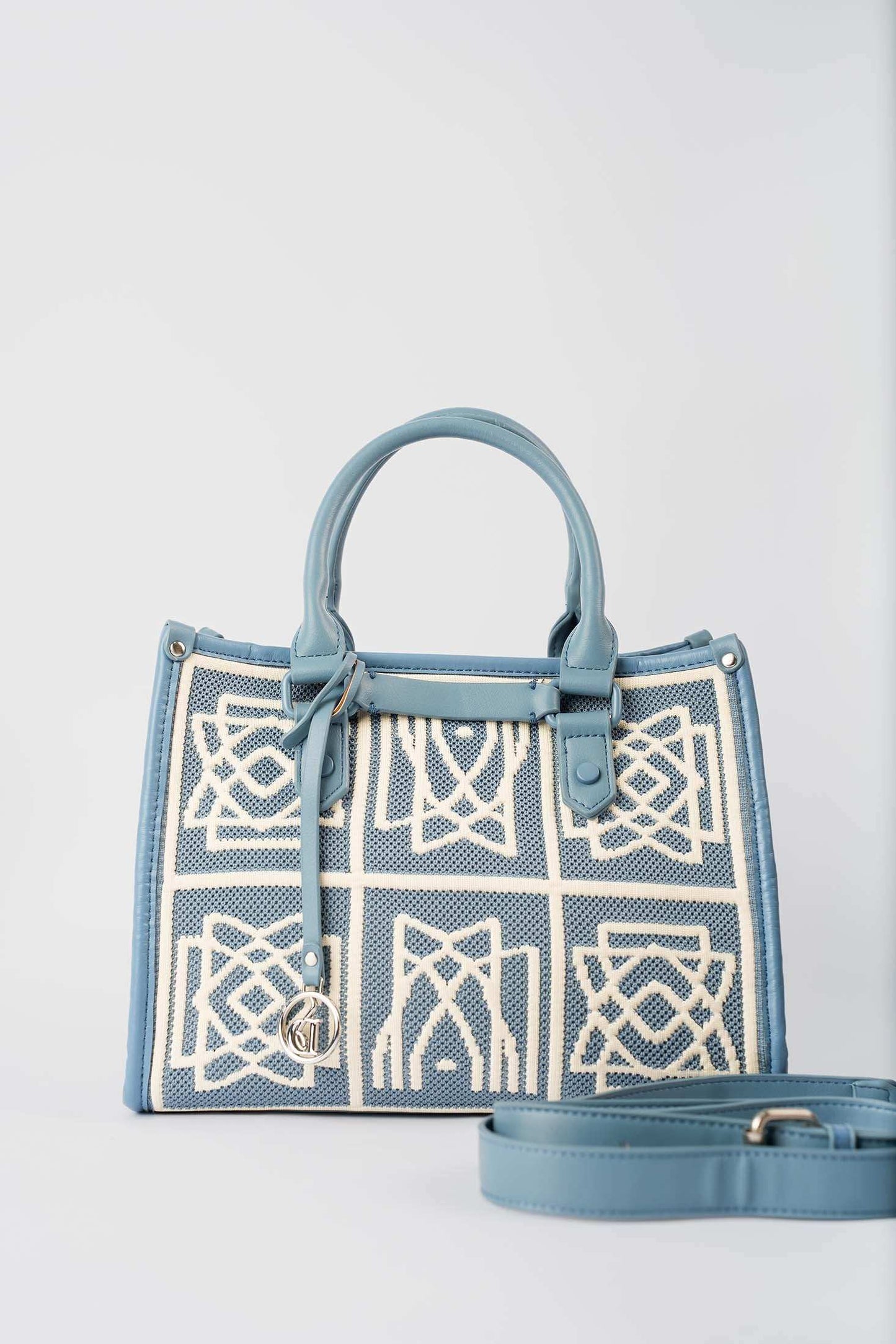 Embroidered Elegant Crochet Handbag