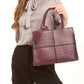 Maroon Structured Handbag