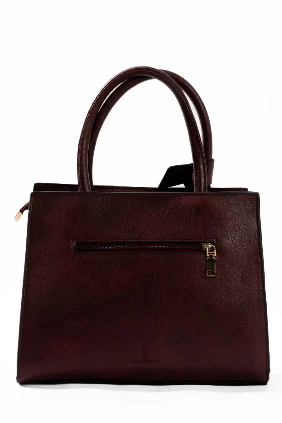 Maroon Structured Handbag