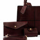 Maroon Structured Handbag