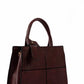 Maroon Structured Handbag