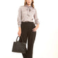 Midnight Textured Structured Handbag