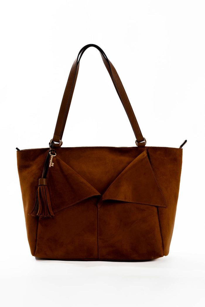 Solid Suede Stylish Shoulder-Bag