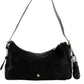 Classic Suede Shoulder-Bag with Detachable Straps