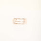 Sleek Overlapping Bangle with Minimalist Design