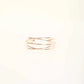 Sleek Overlapping Bangle with Minimalist Design