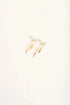 Gold Ribbon Drop Earrings