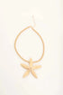 Elegant Flower Pendant Statement Necklace