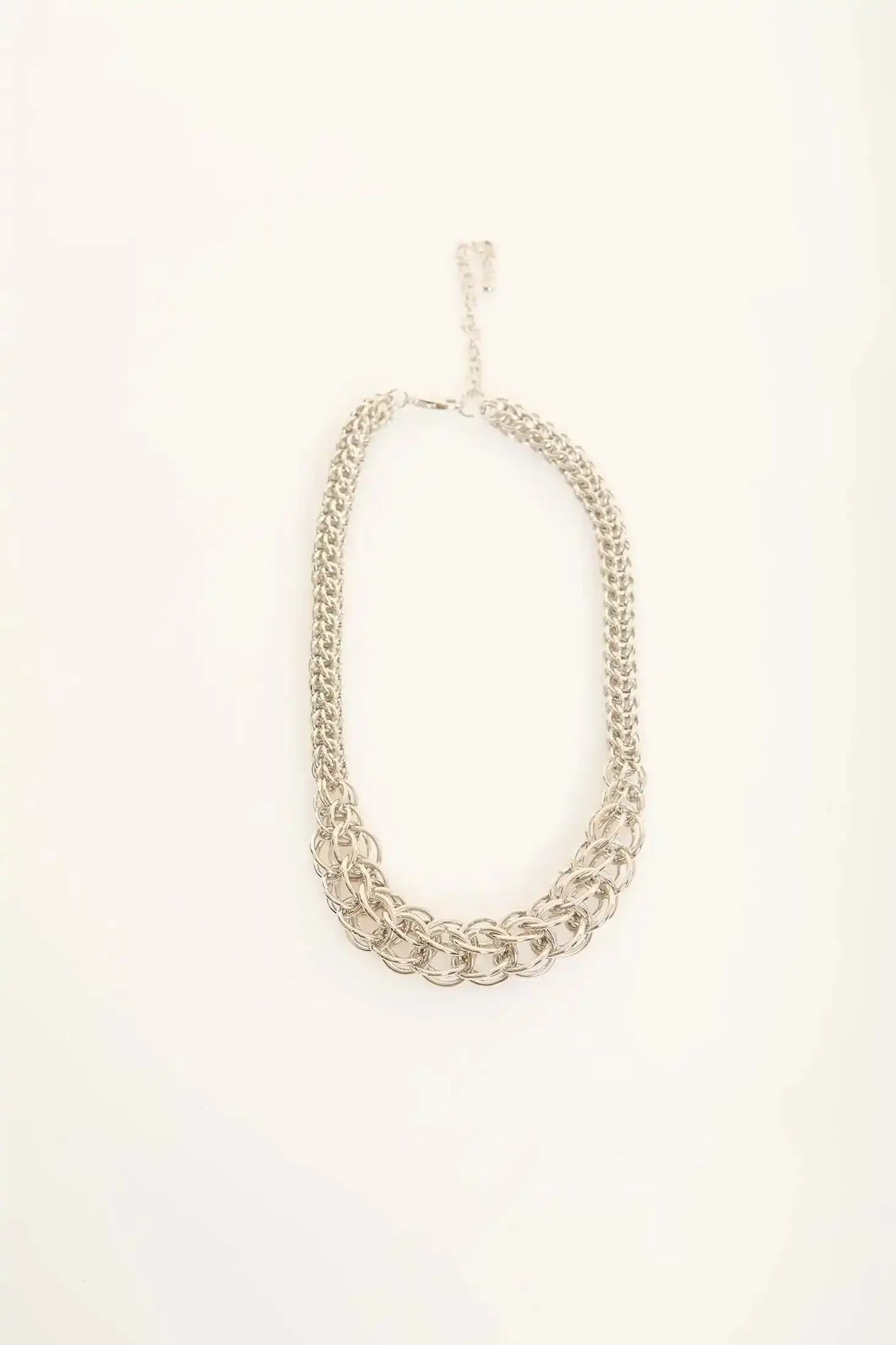 Round-Charm Chunky Chain Necklace