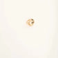 Abstract Hollow Ring in Gold Finish
