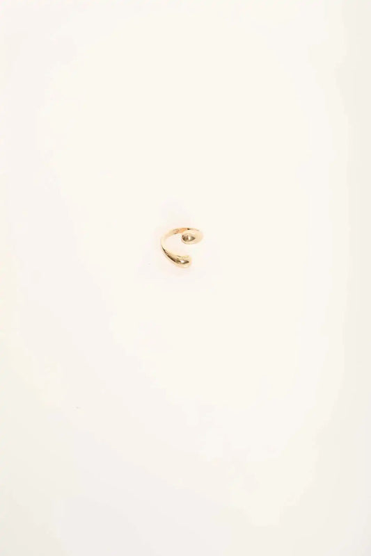 Elegant Open Dome Gold Ring