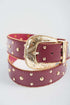 Western Embossed Studded Belt