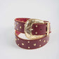 Western Embossed Studded Belt
