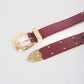 Western Embossed Studded Belt