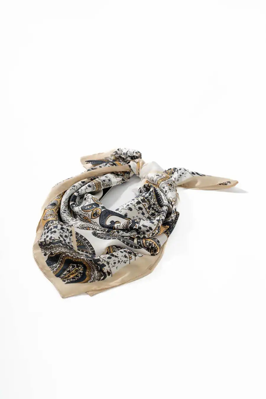 Paisley Patterned Square Scarf