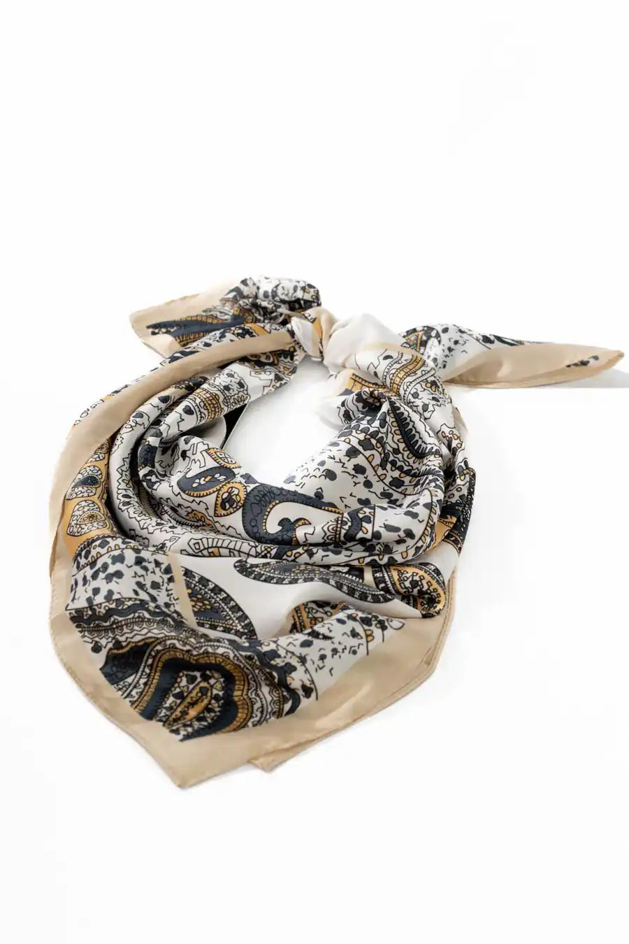 Paisley Patterned Square Scarf