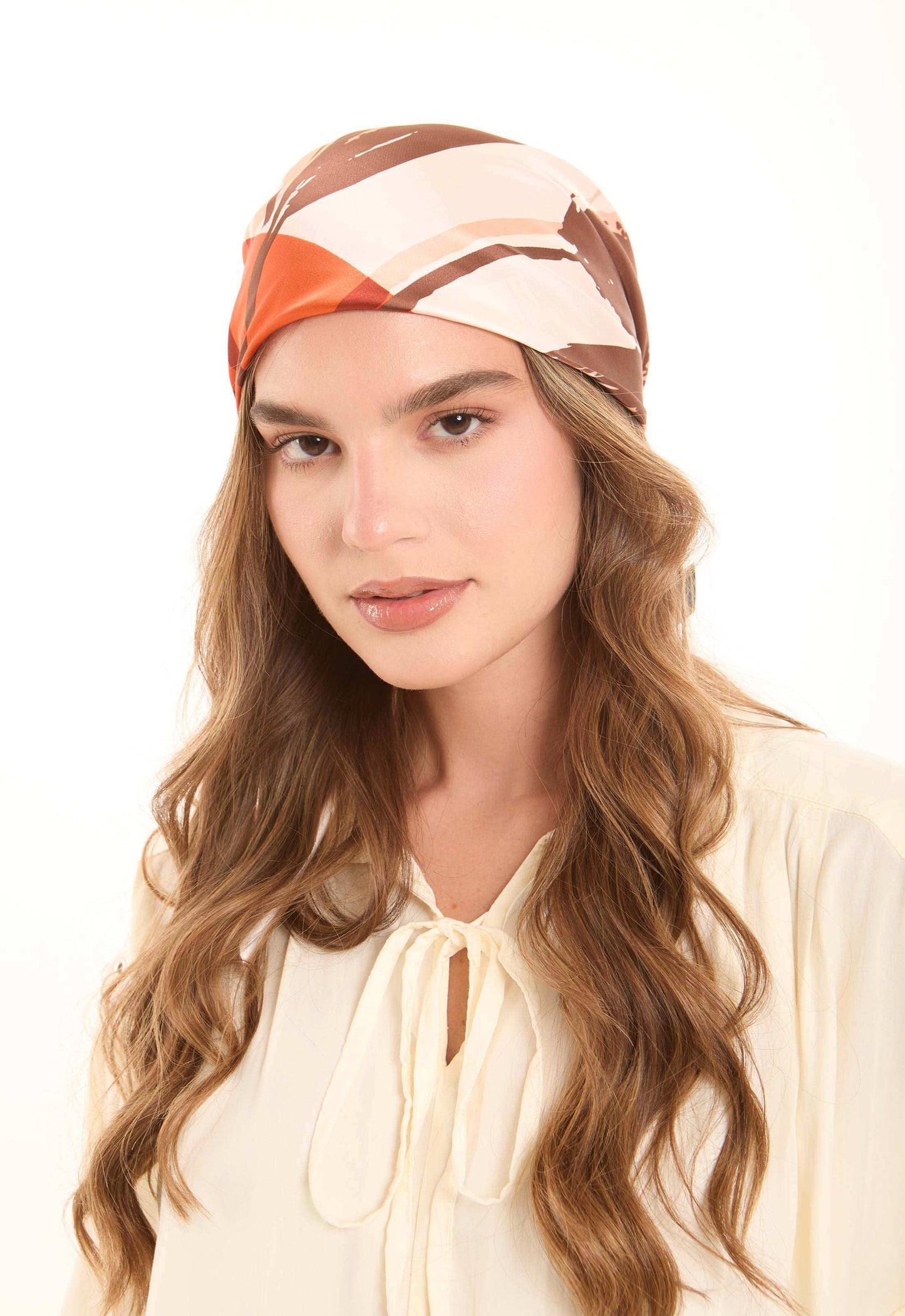 Abstract Pattern Square Scarf Design
