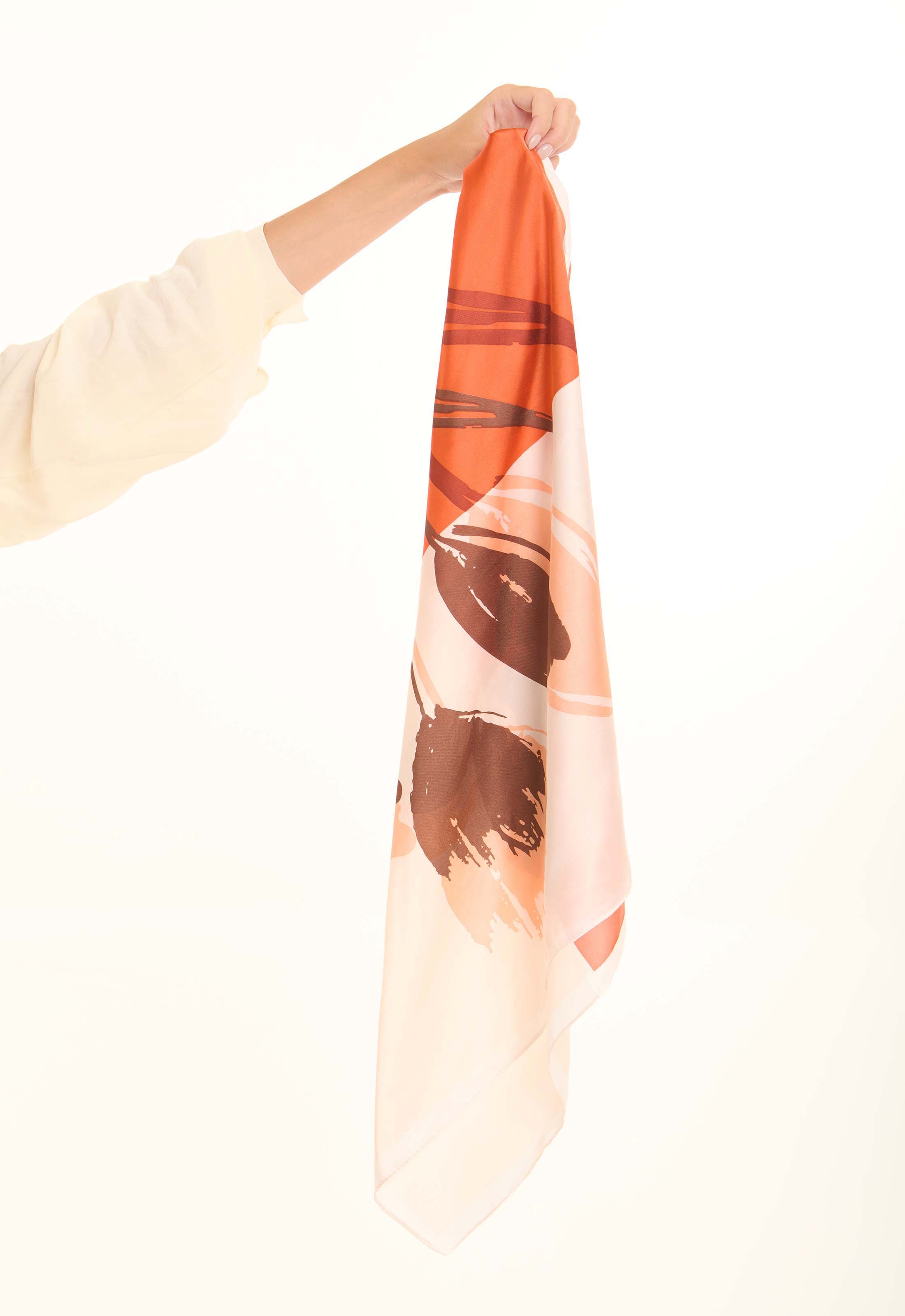 Abstract Pattern Square Scarf Design