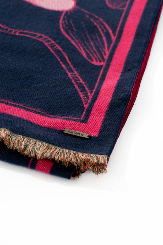 Floral Slip On Soft Fashion Scarf