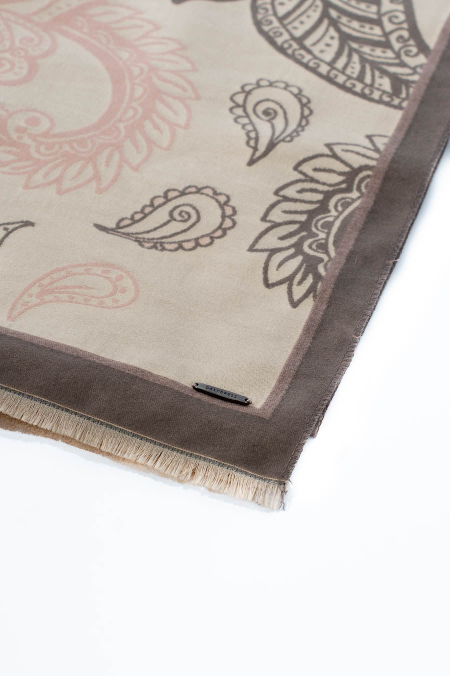 Paisley Border Lightweight Scarf