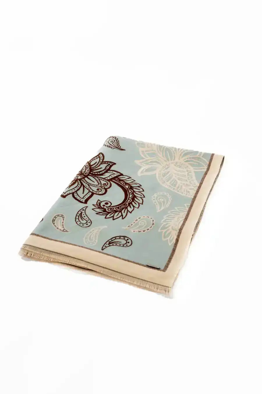 Paisley Border Lightweight Scarf