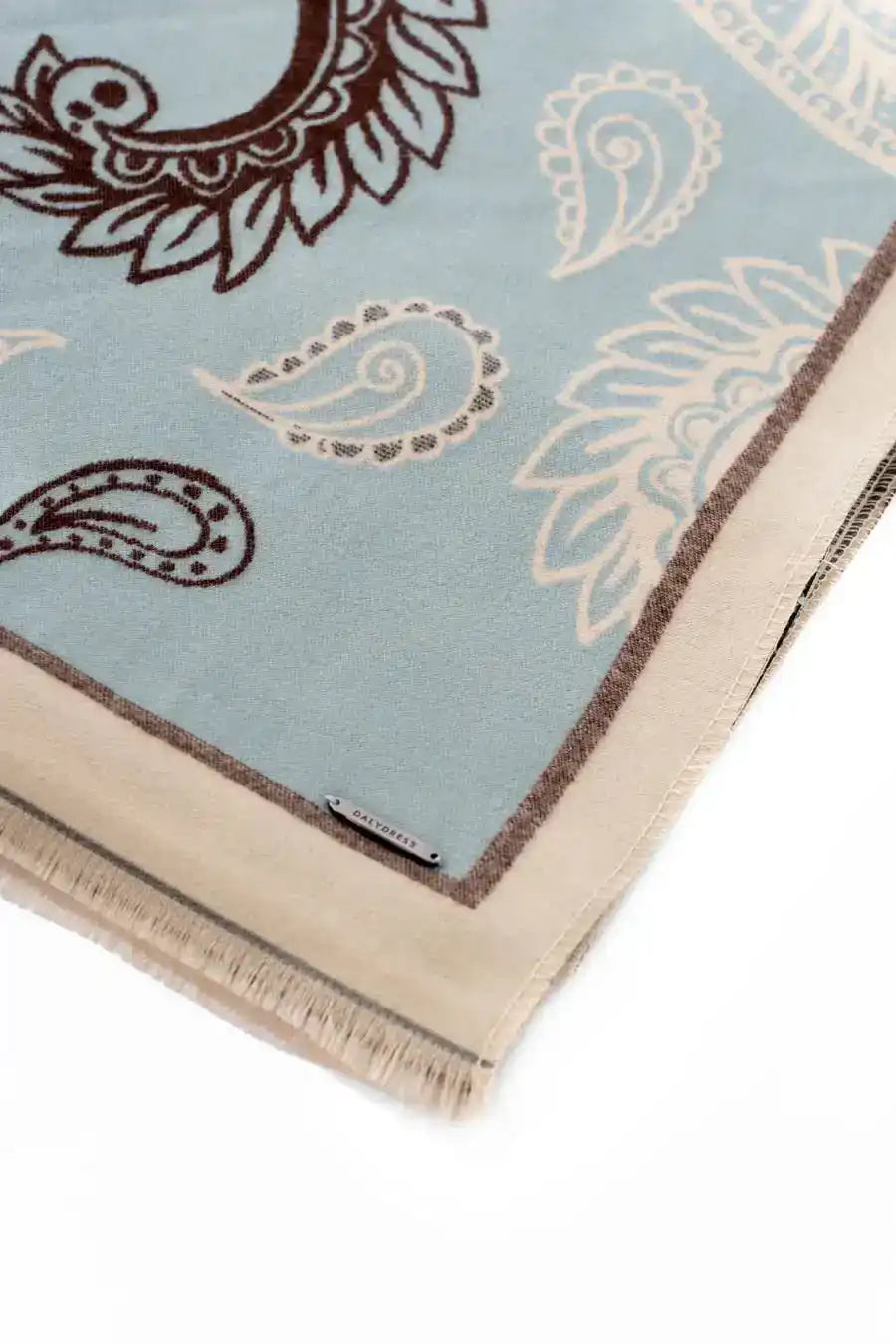 Paisley Border Lightweight Scarf