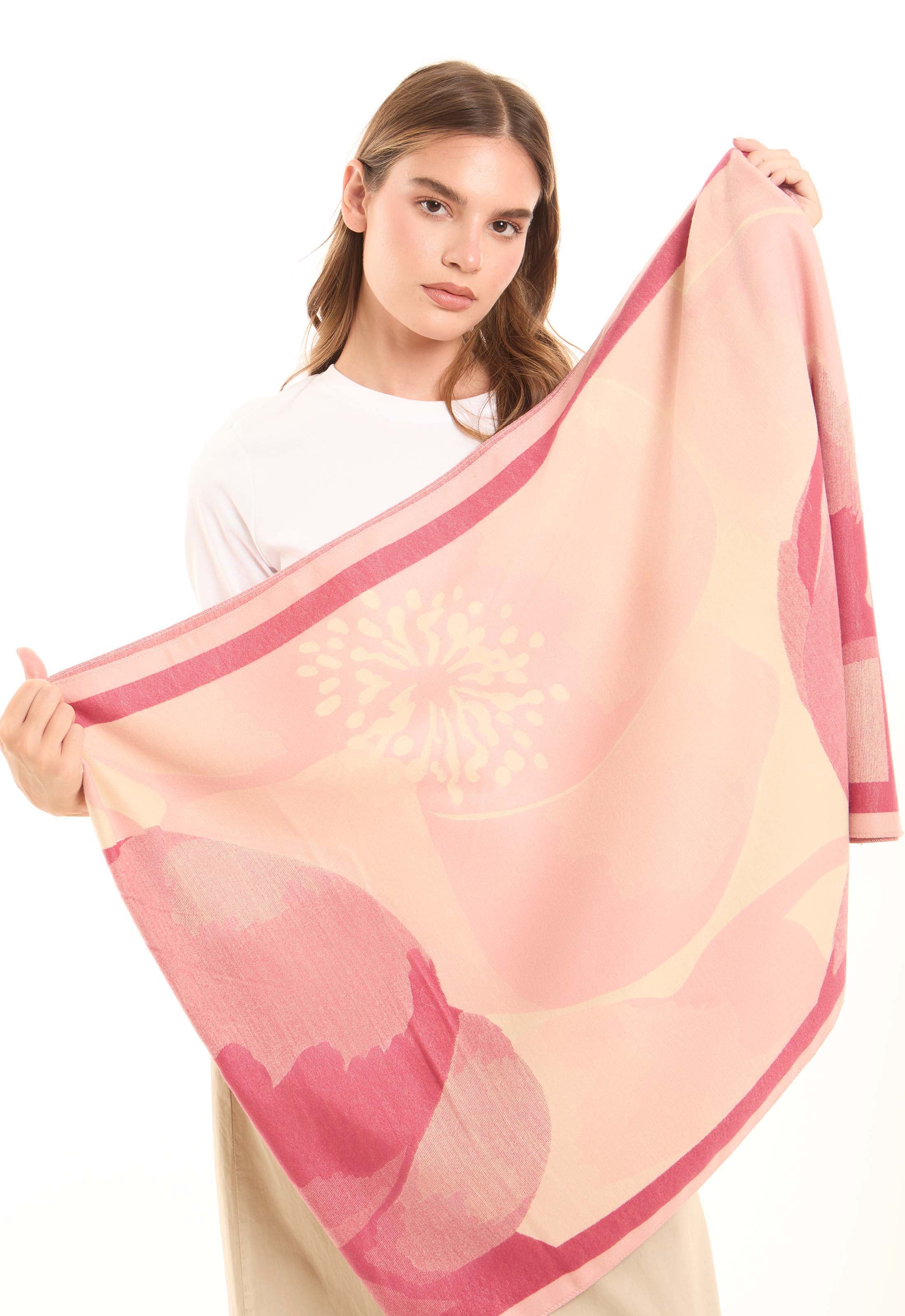 Floral Printed Scarf Design