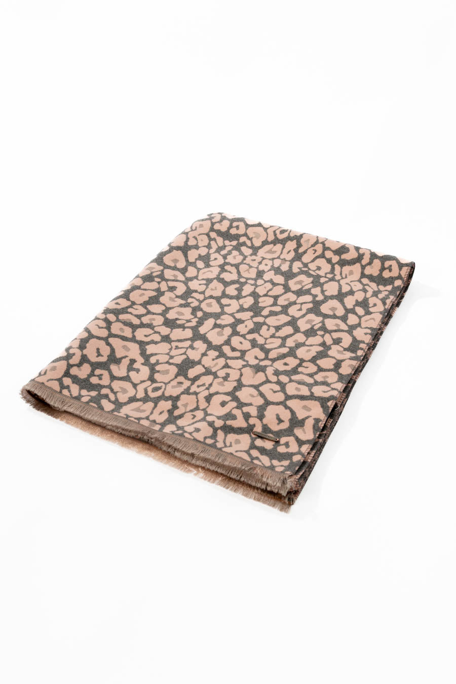 Reversible Leopard Pattern Scarf