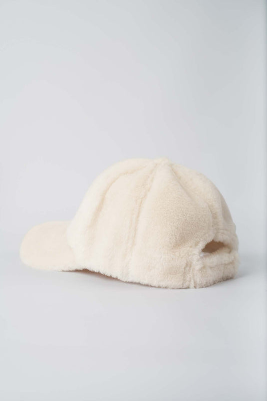 Cozy Faux Fur Baseball Cap