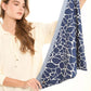 Abstract Print Square Scarf Design
