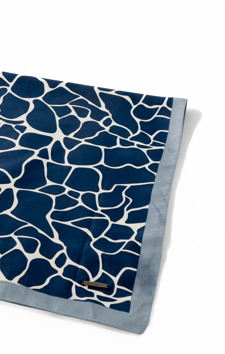 Abstract Print Square Scarf Design