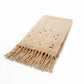 Embellished Pearls Nude Soft Scarf