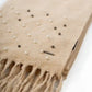 Embellished Pearls Nude Soft Scarf