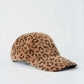 Trendy Leopard Print Faux Fur Baseball Cap