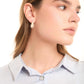 Beaded Teardrop Stud Earrings
