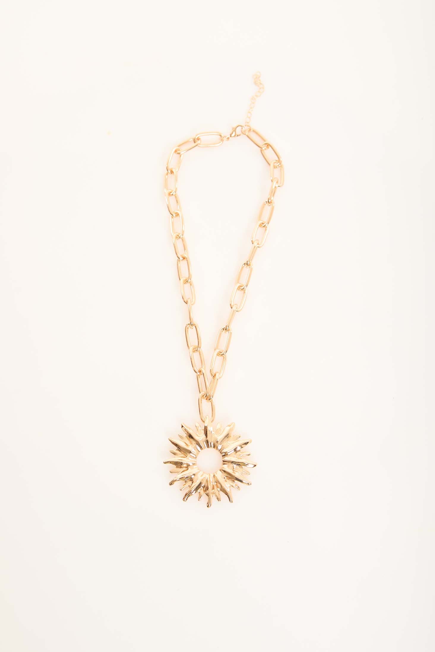 Radiant Sunburst Pendant Necklace