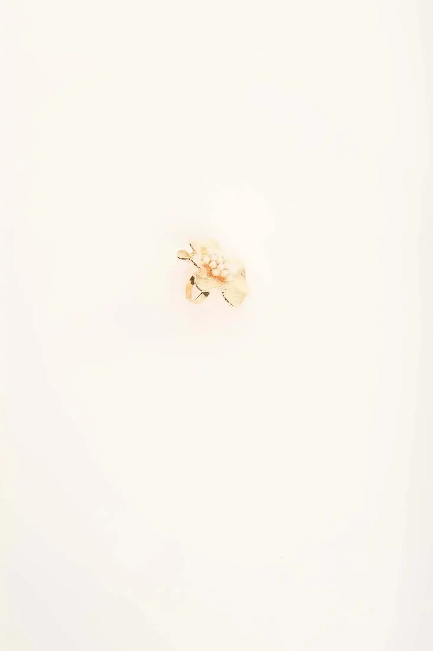 Floral Pearl Accent Ring