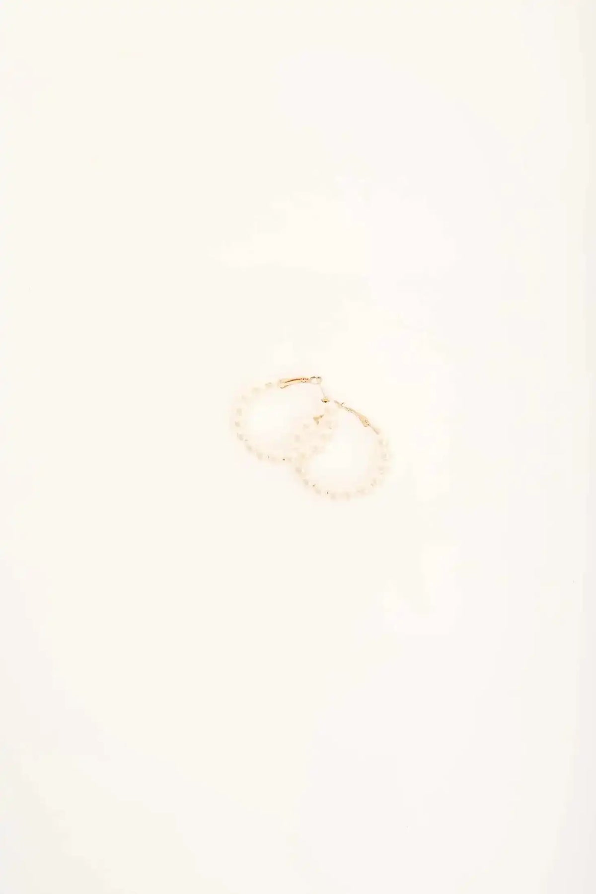 Pearl Hoop Earrings