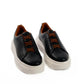 Noir Edge Lace-Up Sneakers