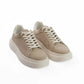 Beige Essential Lace-Up Sneakers
