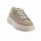 Beige Essential Lace-Up Sneakers