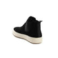 Genuine Leather Half Boot with Elastic Side Panels