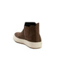Genuine Leather Half Boot with Elastic Side Panels