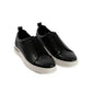 Noir Woven Slip Sneakers