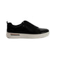Noir Woven Slip Sneakers