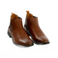 PU & Textile Half Boot with Elastic Side Panels