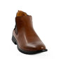 PU & Textile Half Boot with Elastic Side Panels