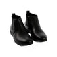 PU & Textile Half Boot with Elastic Side Panels