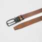 Premium Dual-Tone Reversible Leather Belt